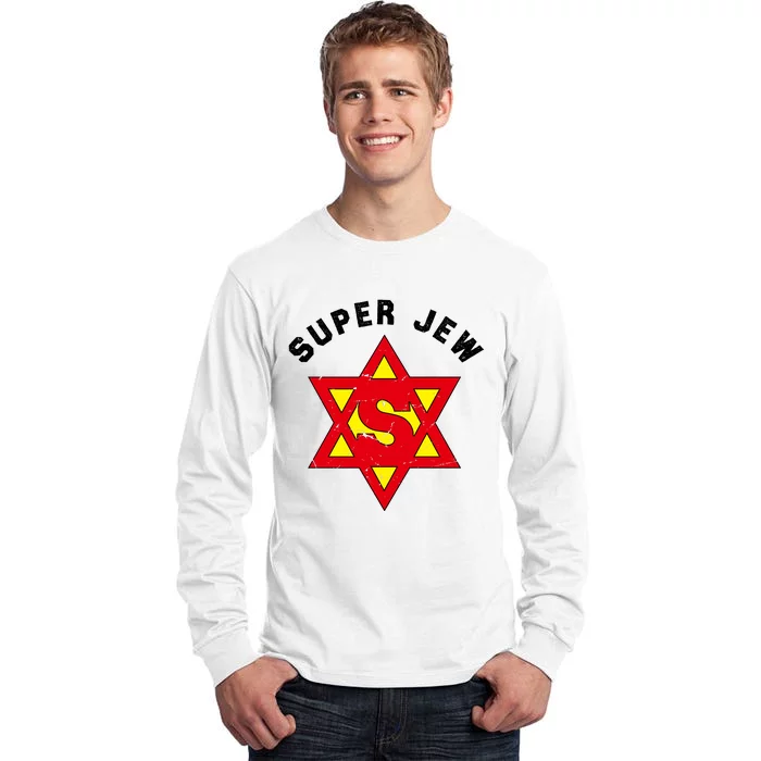 Super Jew Shirt Funny SuperJew Tall Long Sleeve T-Shirt