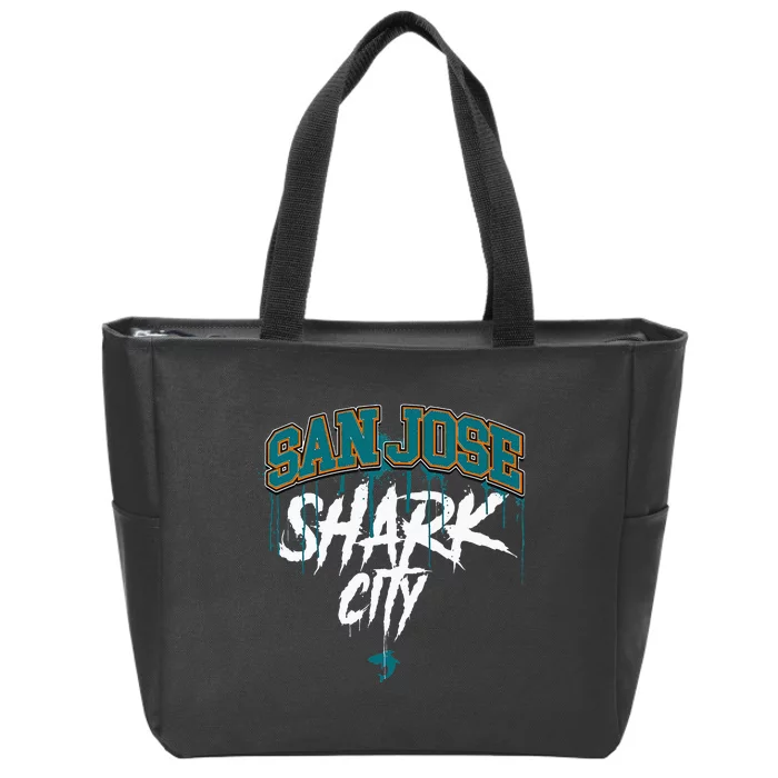 San Jose SJ 408 San Jo San Jose San Jose 408 Zip Tote Bag