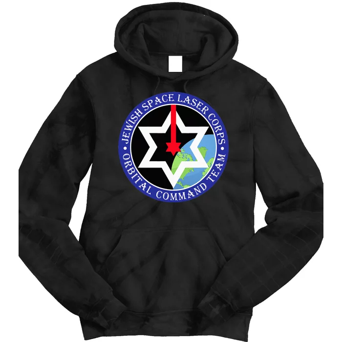 Secret Jewish Space Laser Corps Mazel Tov Funny Tie Dye Hoodie