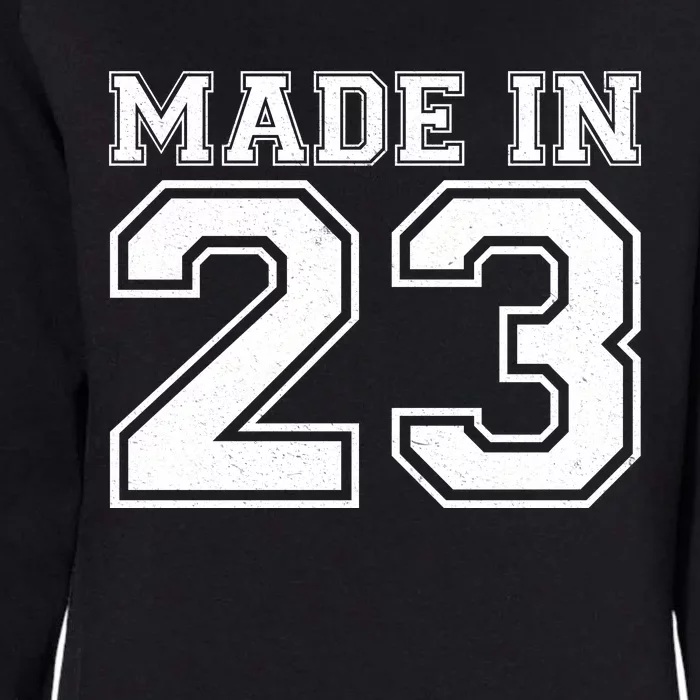 Sporty Jersey Style Made In 1923 100th Birthday Womens California Wash Sweatshirt