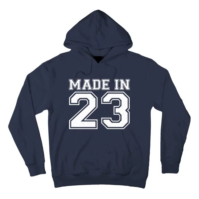 Sporty Jersey Style Made In 1923 100th Birthday Tall Hoodie