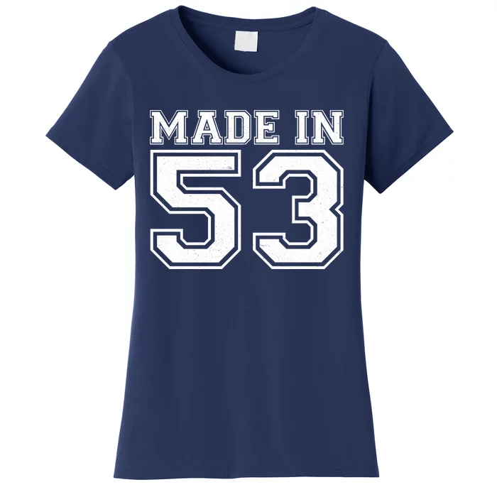 Sporty Jersey Style Made In 1953 70th Birthday Women's T-Shirt