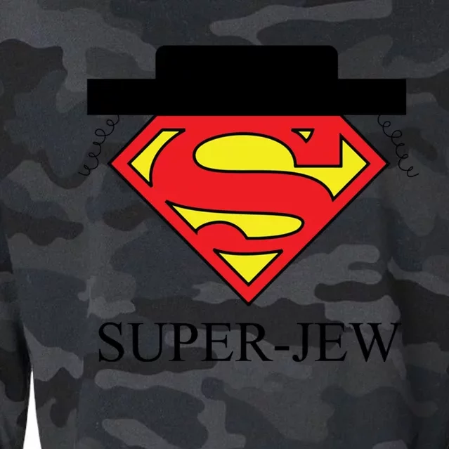 Super Jew Cropped Pullover Crew