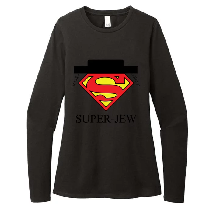 Super Jew Womens CVC Long Sleeve Shirt