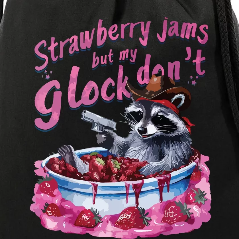 Strawberry Jams Drawstring Bag