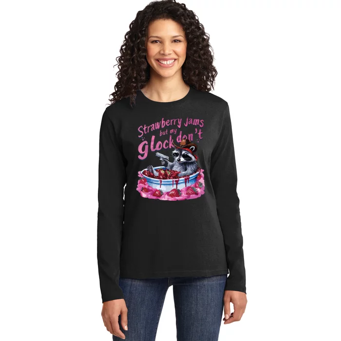 Strawberry Jams Ladies Long Sleeve Shirt