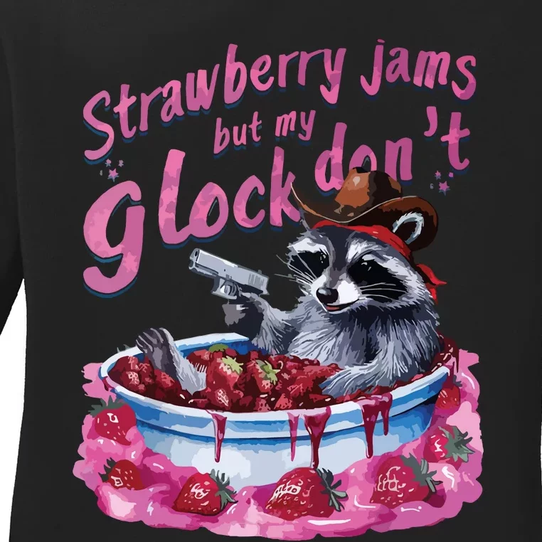 Strawberry Jams Ladies Long Sleeve Shirt