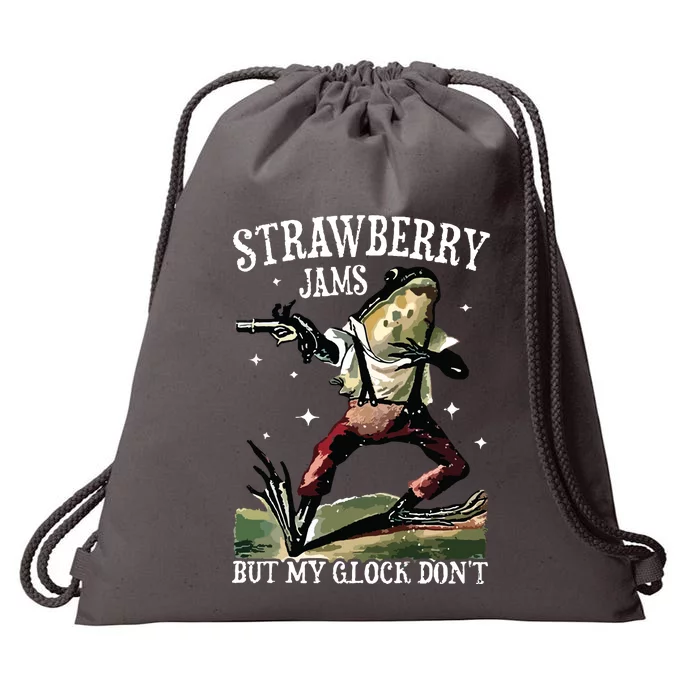 Strawberry Jams Drawstring Bag