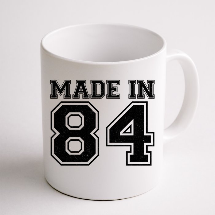 Sporty Jersey Style Made In 1984 40th Birthday Front & Back Coffee Mug