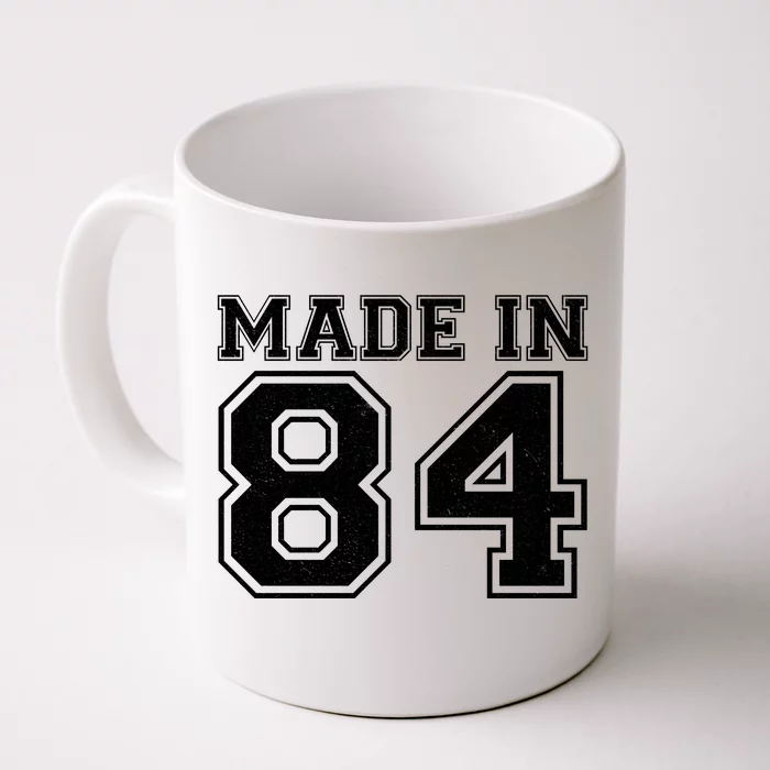 Sporty Jersey Style Made In 1984 40th Birthday Front & Back Coffee Mug