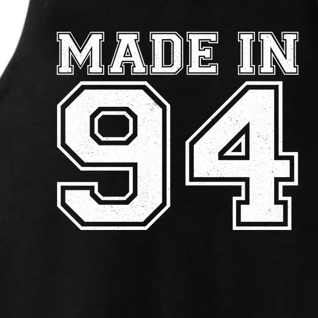 Sporty Jersey Style Made In 1994 30th Birthday Ladies Tri-Blend Wicking Tank