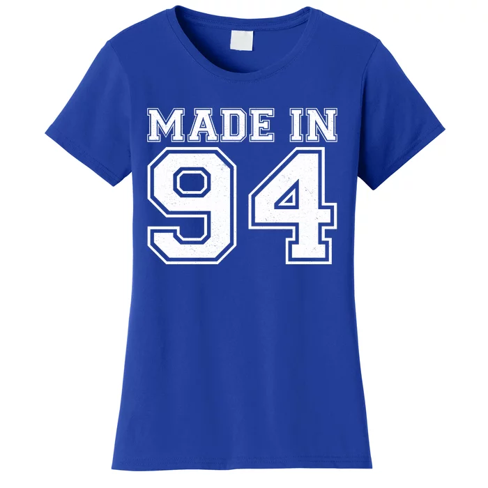 Sporty Jersey Style Made In 1994 30th Birthday Women's T-Shirt