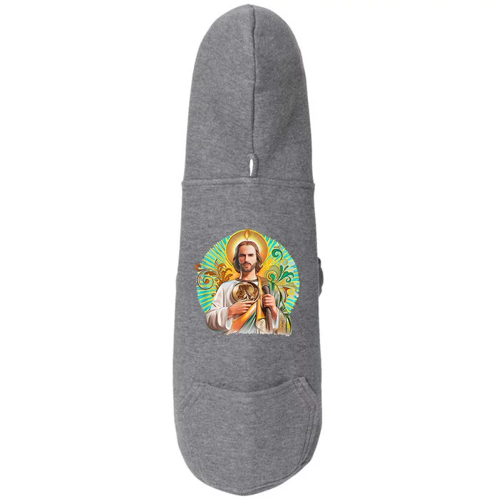 San Judas Tadeo Shirts San Judas Shirts Mexican Doggie 3-End Fleece Hoodie