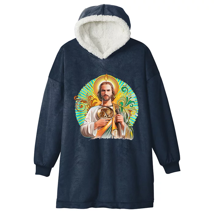 San Judas Tadeo Shirts San Judas Shirts Mexican Hooded Wearable Blanket