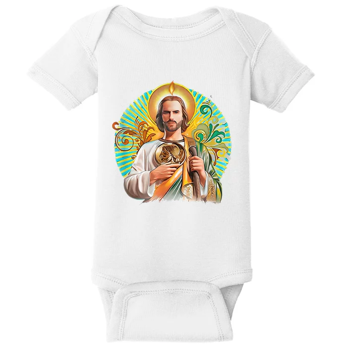 San Judas Tadeo Shirts San Judas Shirts Mexican Baby Bodysuit