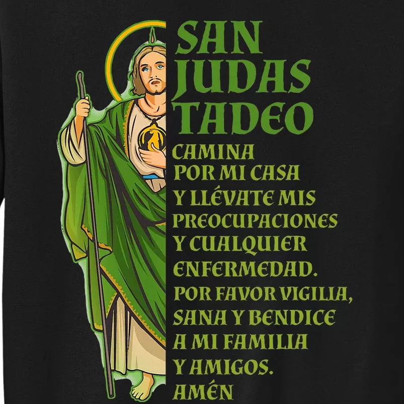 San Judas Tadeo Con OracióN Sweatshirt