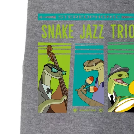 Snake Jazz Trio Vinyl Doggie 3-End Fleece Hoodie