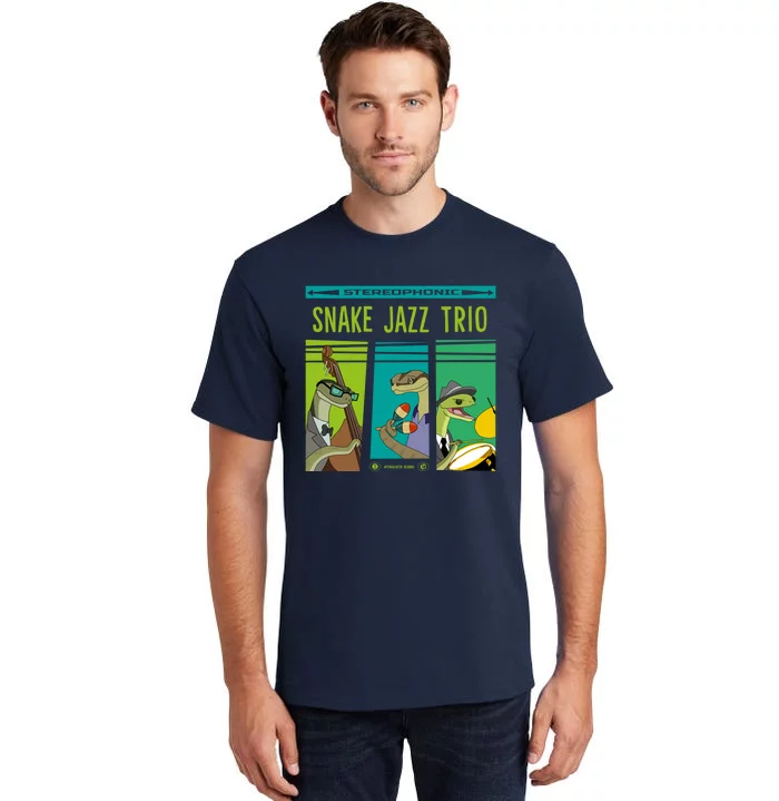 Snake Jazz Trio Vinyl Tall T-Shirt