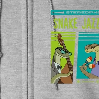 Snake Jazz Trio Vinyl Full Zip Hoodie