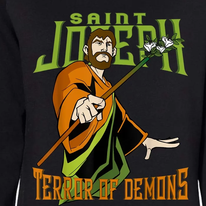 St Joseph Terror Of Demons Consecration 2021 Catholic Saint Womens California Wash Sweatshirt