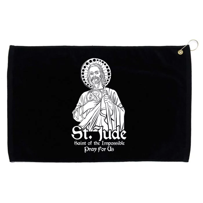 Saint Jude Thaddeus Patron Saint of Impossible Grommeted Golf Towel