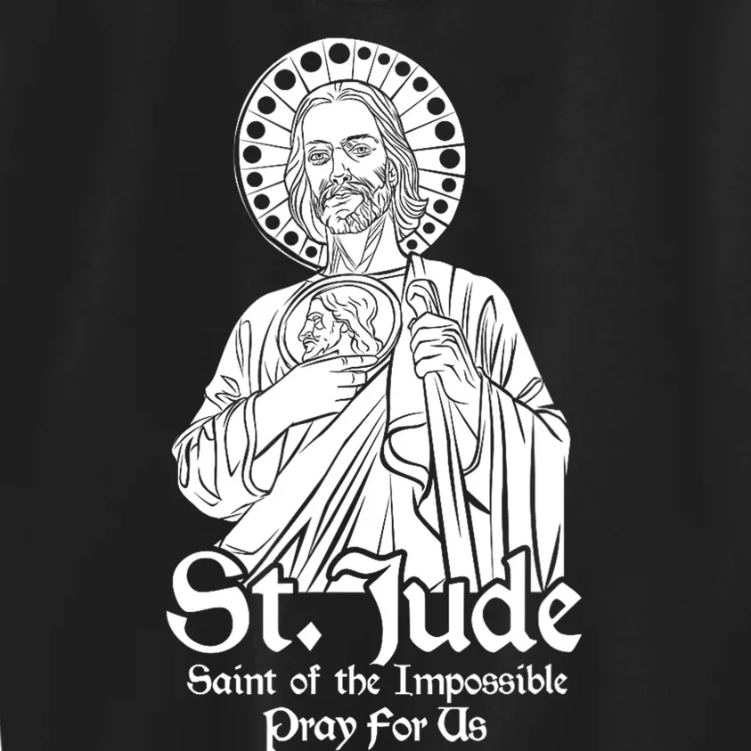 Saint Jude Thaddeus Patron Saint of Impossible Kids Sweatshirt