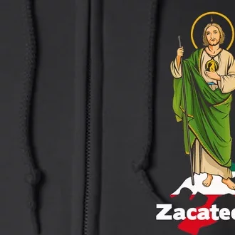 San Judas Tadeo with Zacatecas Mexico Full Zip Hoodie