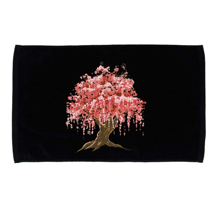 Sakura Japanese Tree Art Microfiber Hand Towel