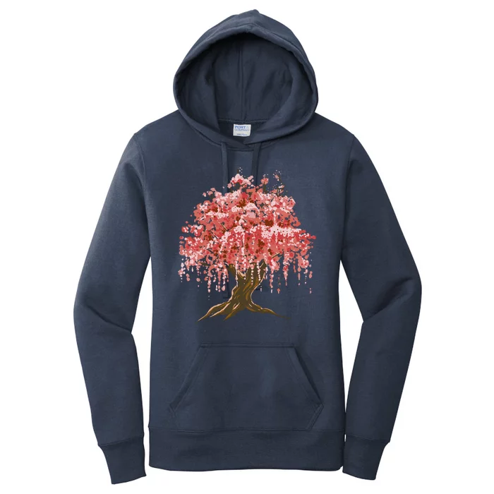 Sakura Japanese Tree Art Women's Pullover Hoodie