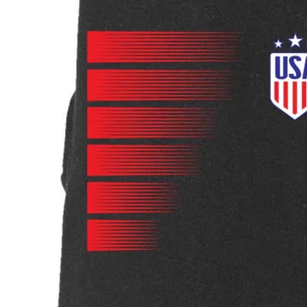 Soccer Jersey Usa Fan Flag Stars Doggie 3-End Fleece Hoodie