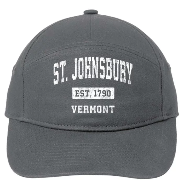 St. Johnsbury Vermont Vt Vintage Sports Established 7-Panel Snapback Hat