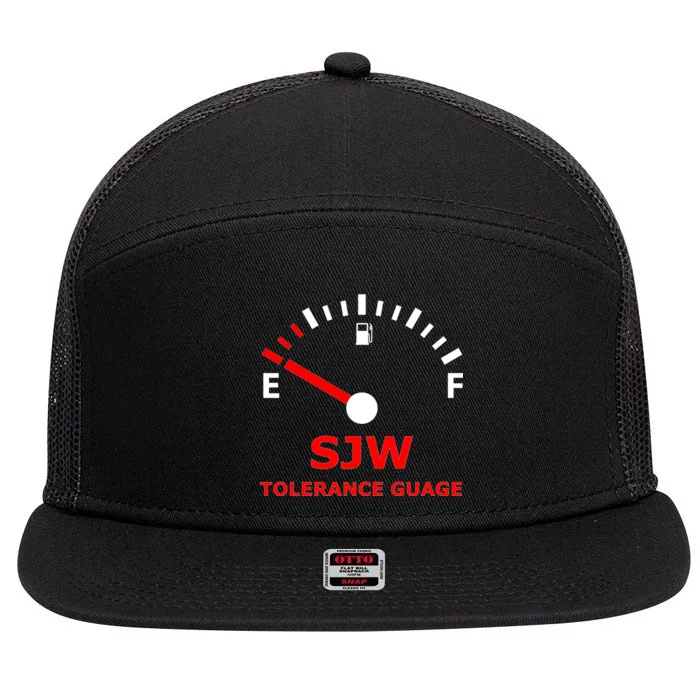 SJW Tolerance Guage 7 Panel Mesh Trucker Snapback Hat