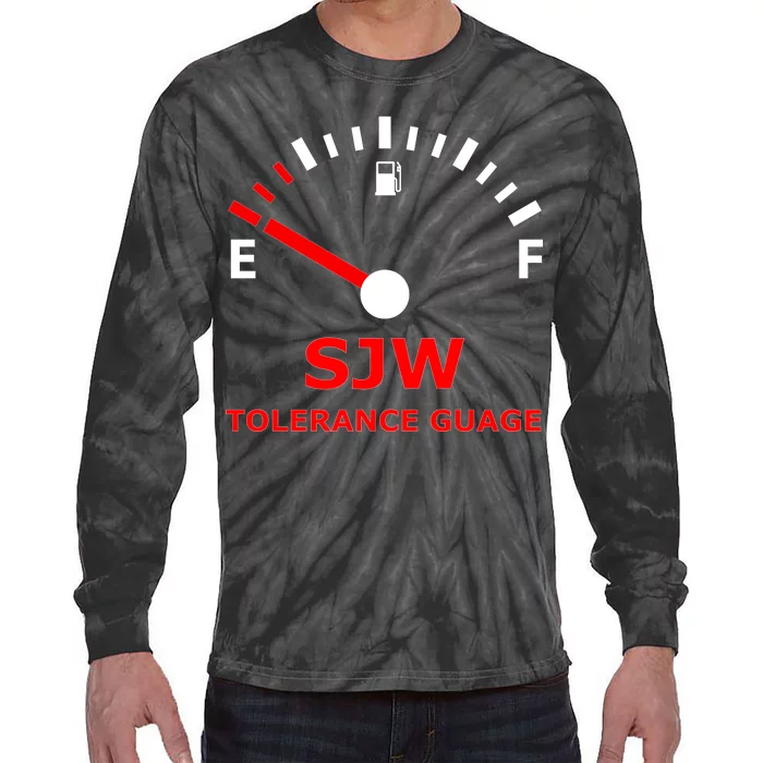 SJW Tolerance Guage Tie-Dye Long Sleeve Shirt