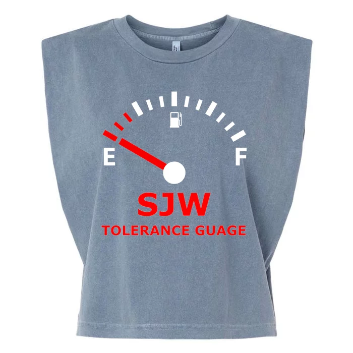 SJW Tolerance Guage Garment-Dyed Women's Muscle Tee