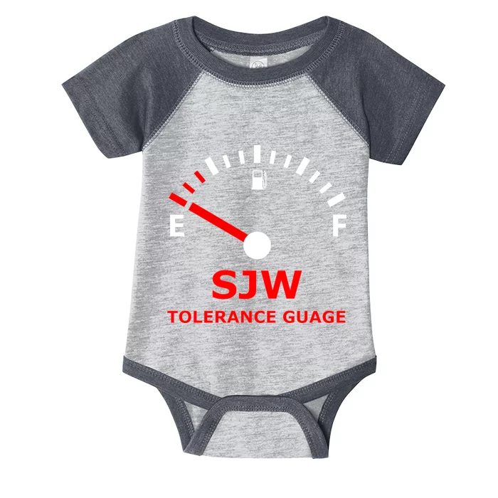 SJW Tolerance Guage Infant Baby Jersey Bodysuit