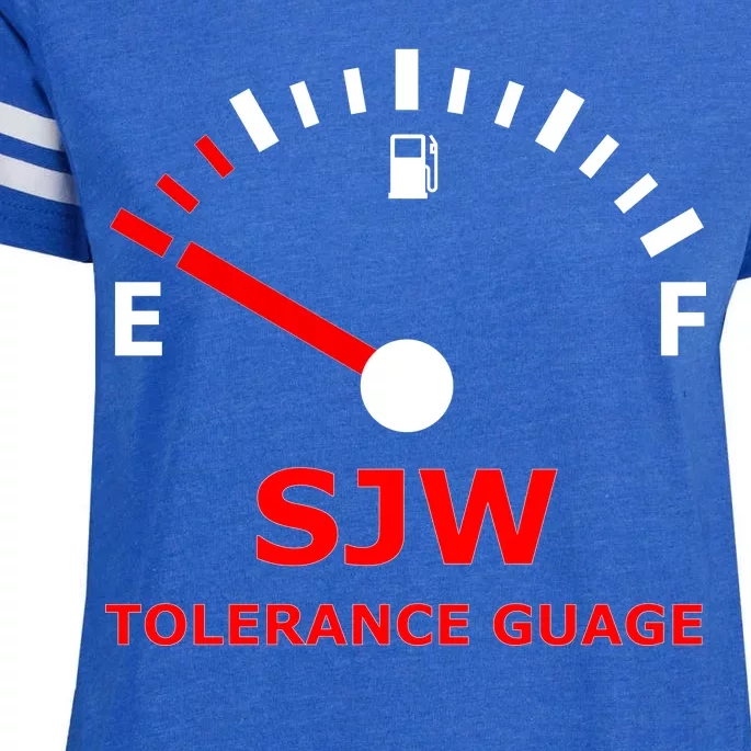 SJW Tolerance Guage Enza Ladies Jersey Football T-Shirt