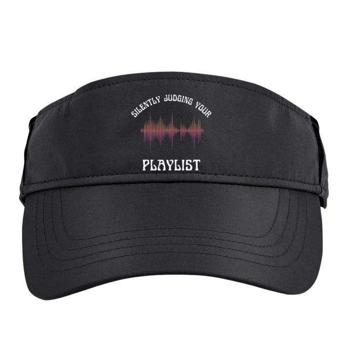 Silently Judging Your Playlist Funny Dj Music Sarcasm Meme Adult Drive Performance Visor