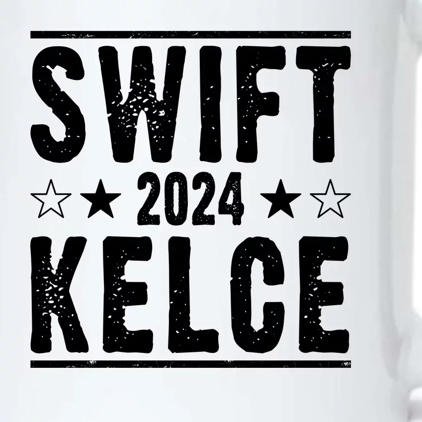 Swift Kelce 2024 Election Funny Black Color Changing Mug