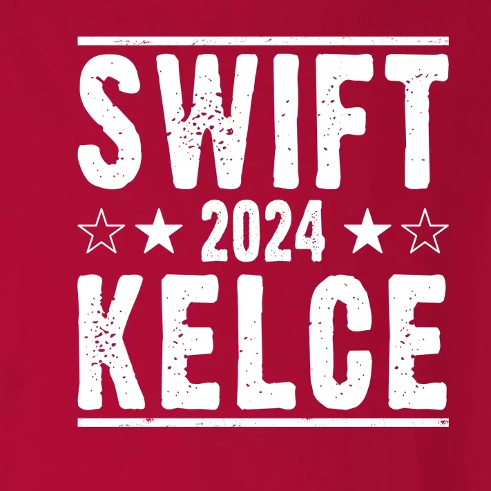 Swift Kelce 2024 Election Funny Toddler Long Sleeve Shirt