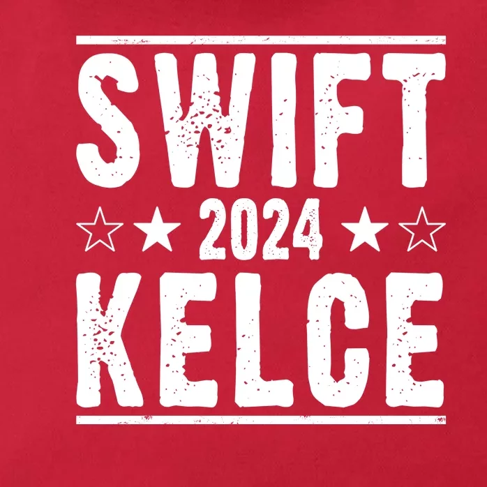 Swift Kelce 2024 Election Funny Zip Tote Bag