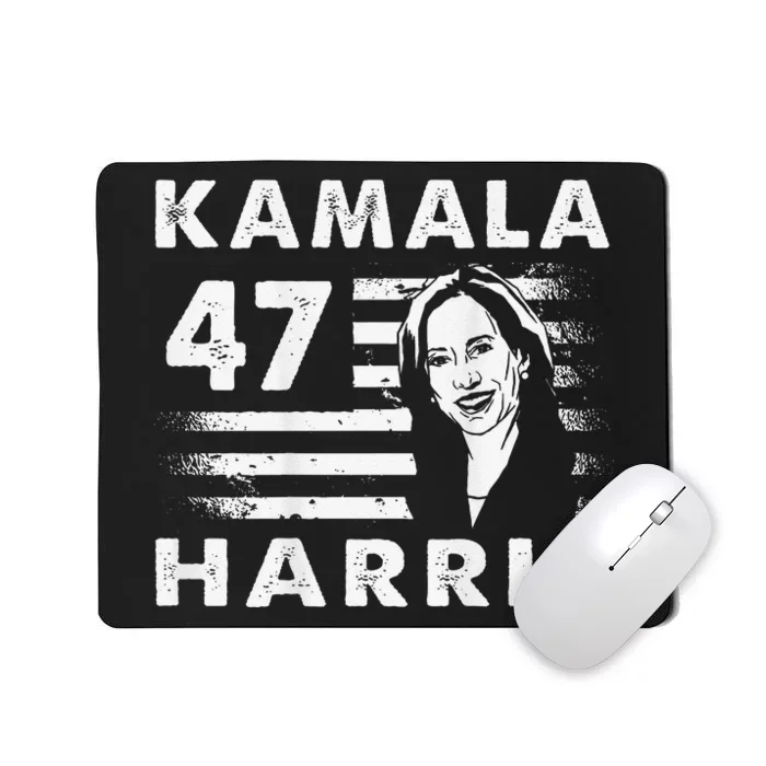 Support Kamala 47th President Vote Harris Mousepad