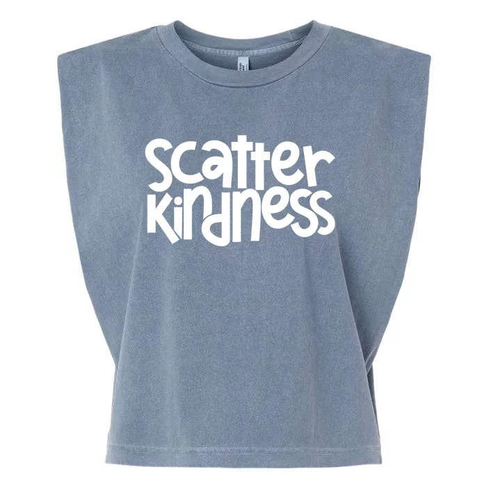 Scatter Kindness Anti Bullying Kind Orange Unity Day Meaningful Gift Garment-Dyed Women's Muscle Tee