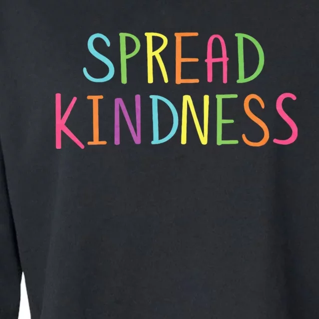 Spread Kindness Anti Bully Bullying Prevention Awareness Cropped Pullover Crew