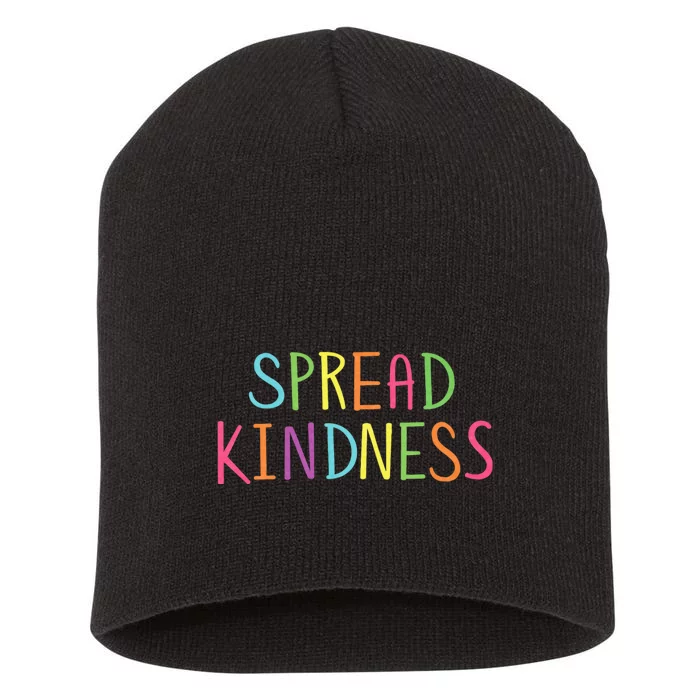 Spread Kindness Anti Bully Bullying Prevention Awareness Short Acrylic Beanie