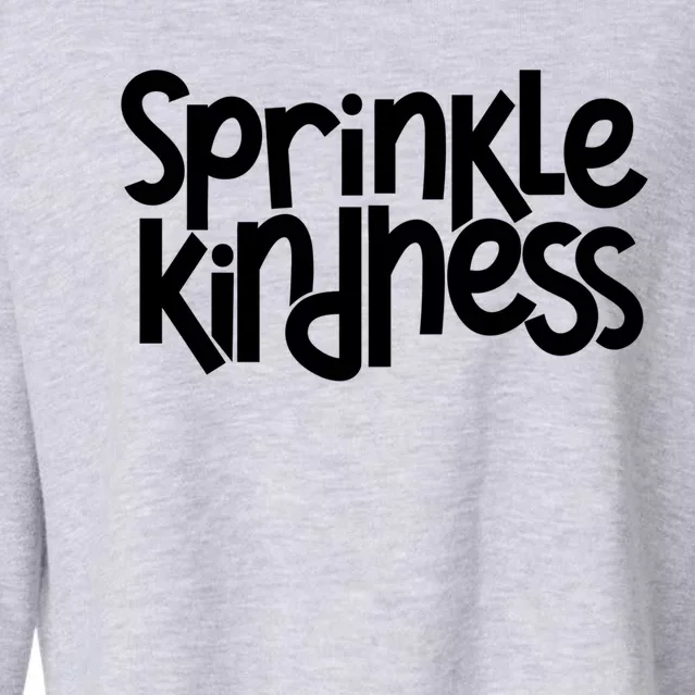 Sprinkle Kindness Anti Bullying Kind Orange Unity Day Cute Gift Cropped Pullover Crew