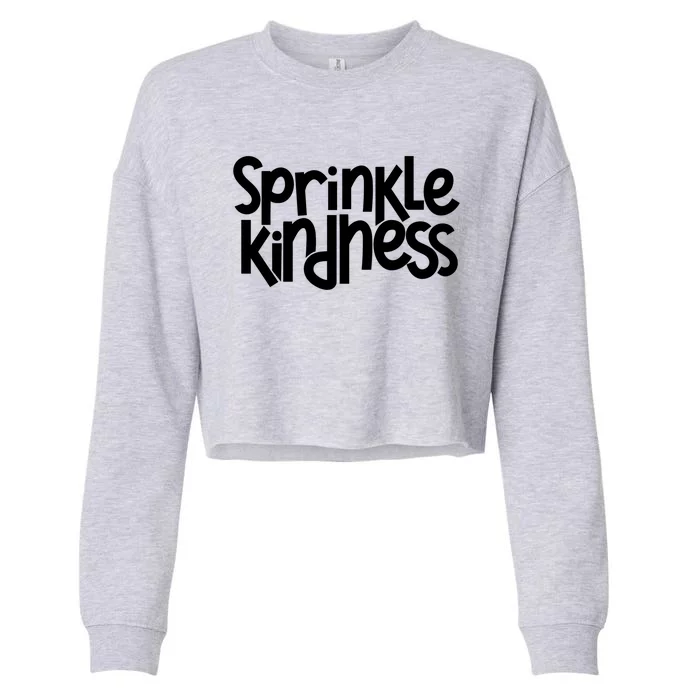 Sprinkle Kindness Anti Bullying Kind Orange Unity Day Cute Gift Cropped Pullover Crew