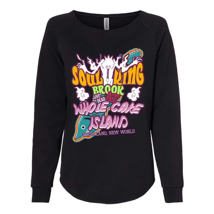 Soul King At Whole Cake Island Womens California Wash Sweatshirt