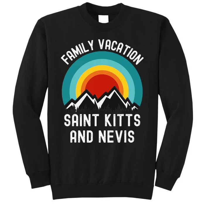 Saint Kitts And Nevis Family Vacation Matching Outfit Tall Sweatshirt