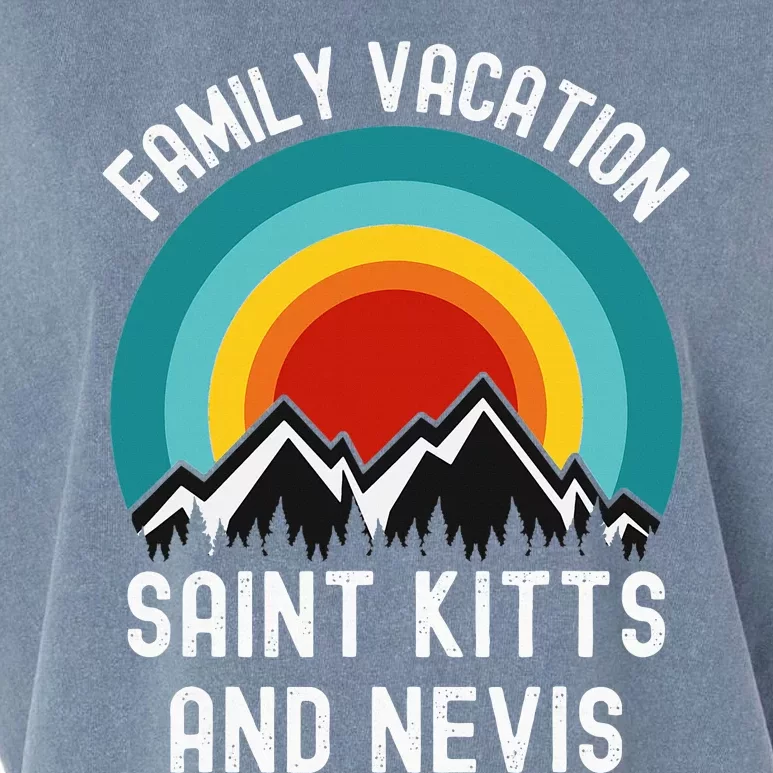 Saint Kitts And Nevis Family Vacation Matching Outfit Garment-Dyed Women's Muscle Tee