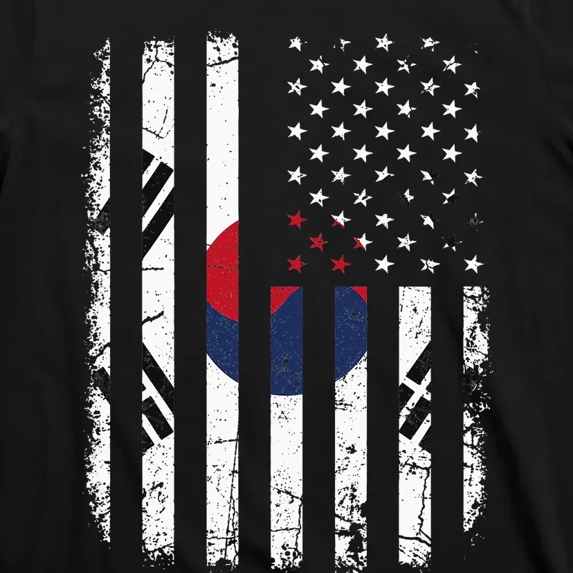 South Korean American Flag South Korea America Pride T-Shirt